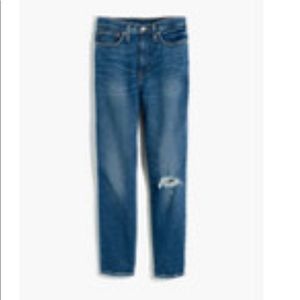 Madewell “The mom jean” sz 29 but fit more like 30